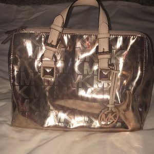 Rose Gold Michael Kors purse